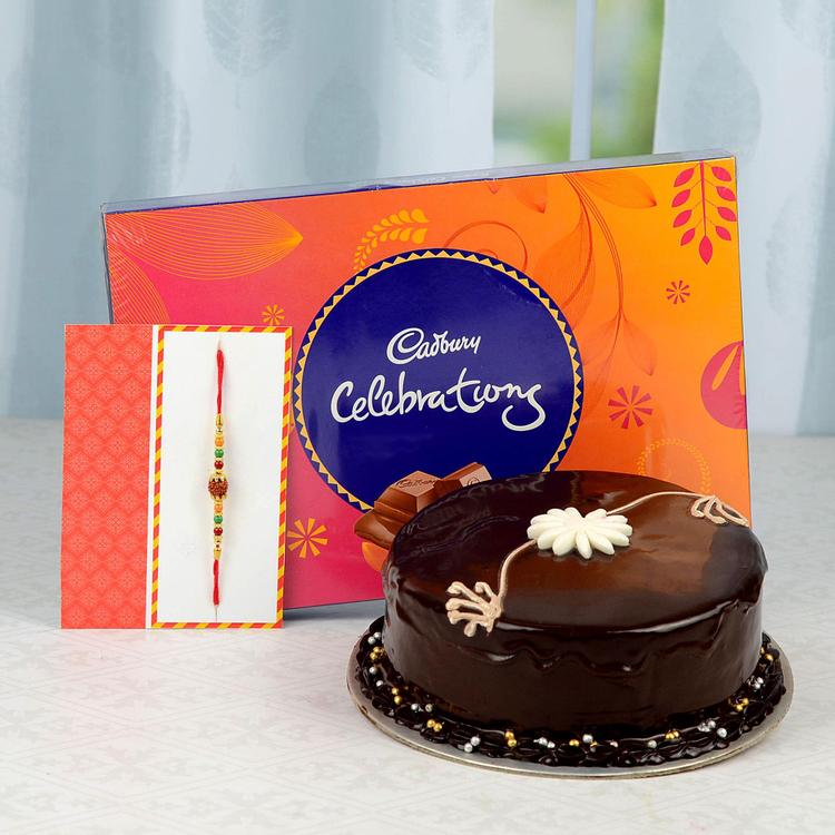 Rakhi Chocolate Cake & Celebration Hamper