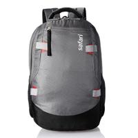 Safari Polyester Grey Backpack