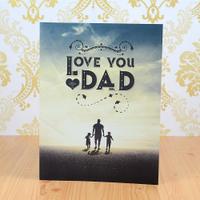 Love You Dad Greetings Card