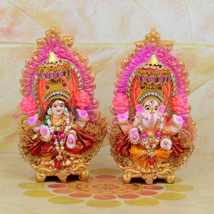 Laxmi & Ganesh Diwali Idols