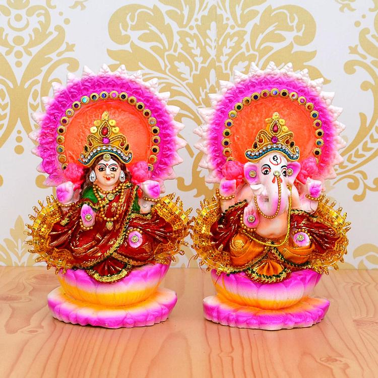Mukut Laxmi Ganesh Idol