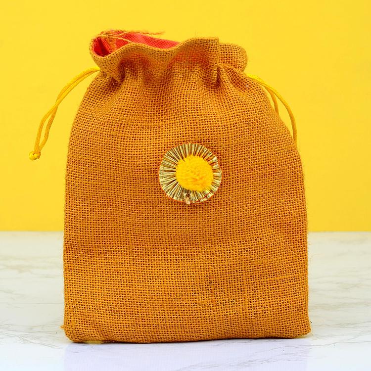 Yellow Potli Bag