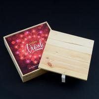 Exclusive Pine-wood Diwali Gift Box