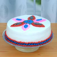Diwali Flower Cake