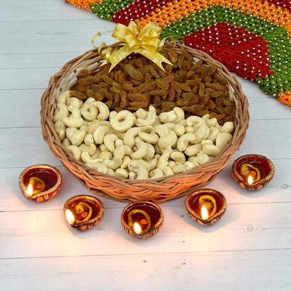  Dry Fruits & Diyas