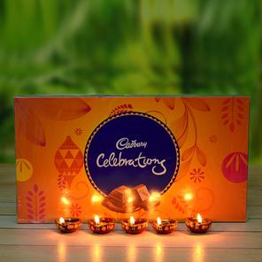 Diwali Diyas and Celebration box Diwali Diyas and Celebration box