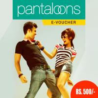 Pantaloons e-Voucher Rs 500