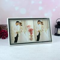 Regal Red Bloom Twin Photo Frame