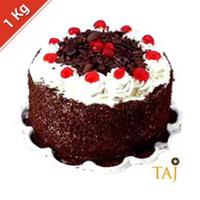 Taj Black Forest Cake-1 Kg (Midnight)