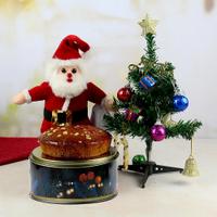 Santa, Tree & Plum Cake
