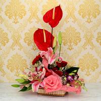 Attractive Flowers Basket