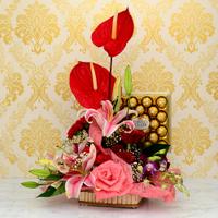 Flowers & Chocolate Combo