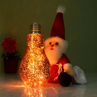 LED lamp & Cute Santa