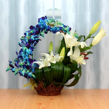 Ambrosial Basket of Flowers