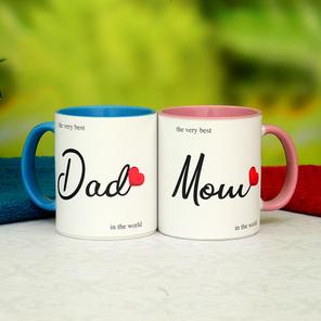 Mom Dad Coffee Mug Set Mom Dad Coffee Mug Set
