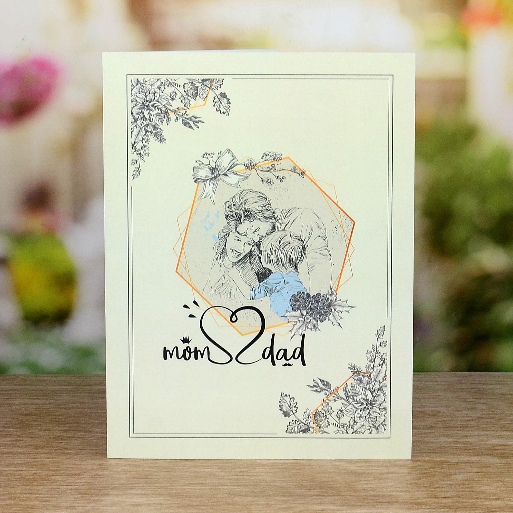 Mom Dad Personalized Card | Personalized Gifts, Ahmedabad