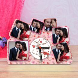 Clock Multi Photo Frame
