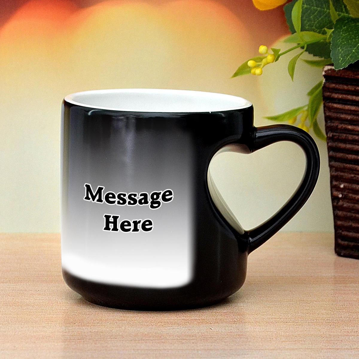 Personalized Black Magic Love Handle Mug, Personalized