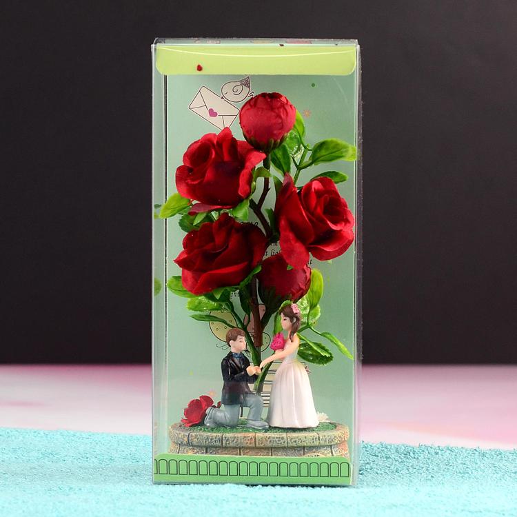 Cute Couple with Rose
