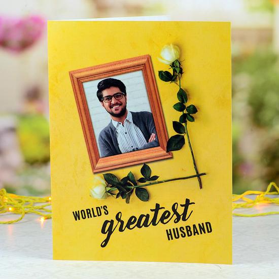 Greatest Husband Custom Card