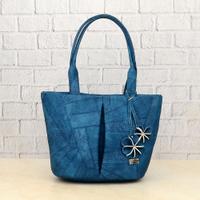 Stylish Blue Ladies Tote Bag