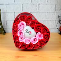 Adorable LED Heart Shaped Roses Box