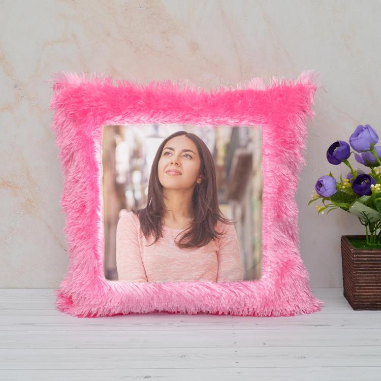 Personalized Girlfriend Square Pillow