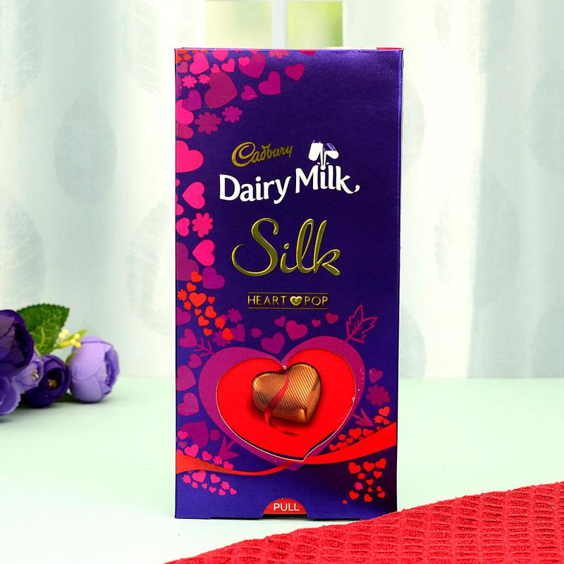 Dairy Milk Silk Heart Pop Personalized Gifts
