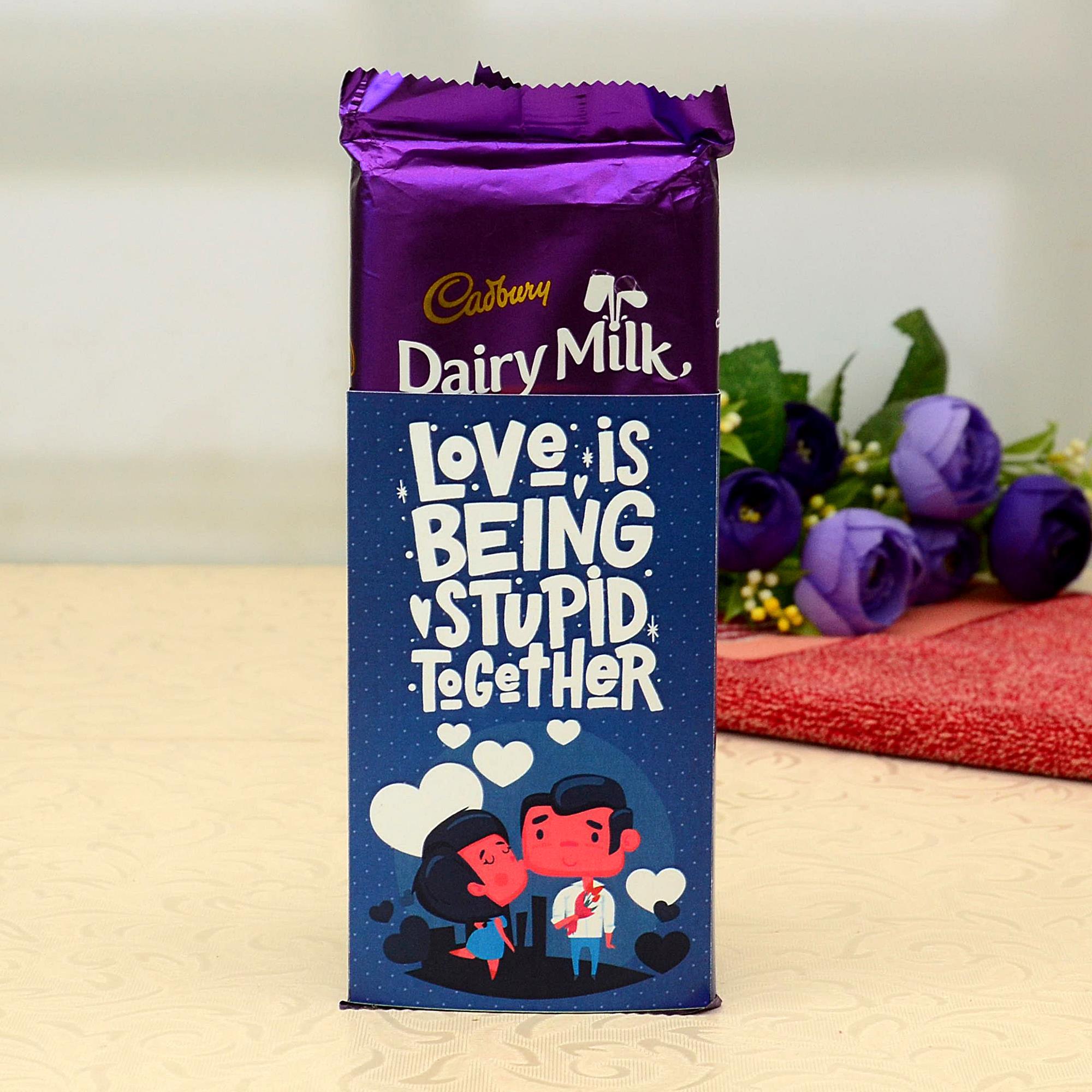 Dairy Milk Silk In Blue Wrap Personalized Gifts