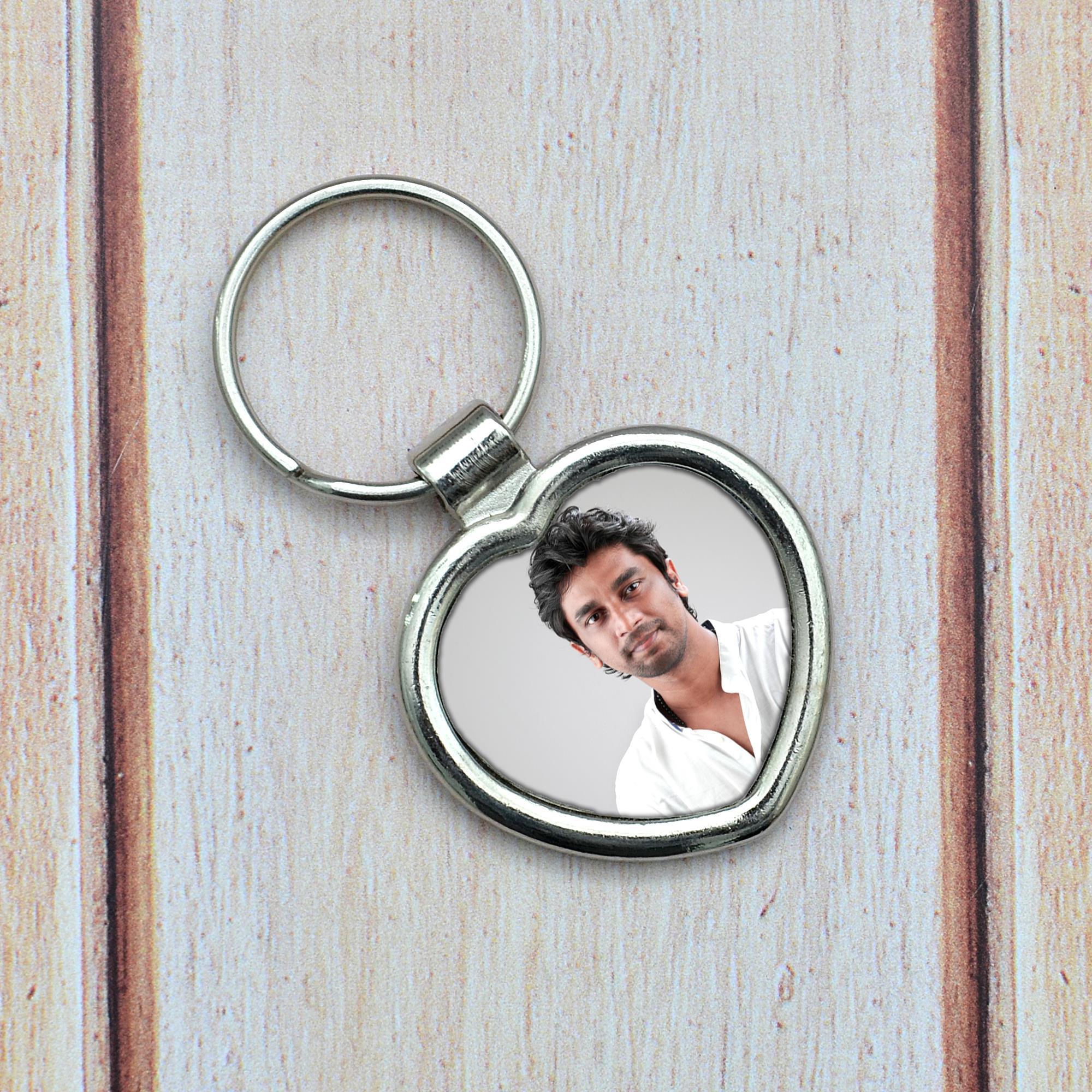 Custom Heart Keychain Personalized Gifts, Trivandrum