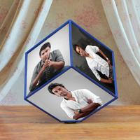Boyfriend's Swanky Custom Rotating Cube