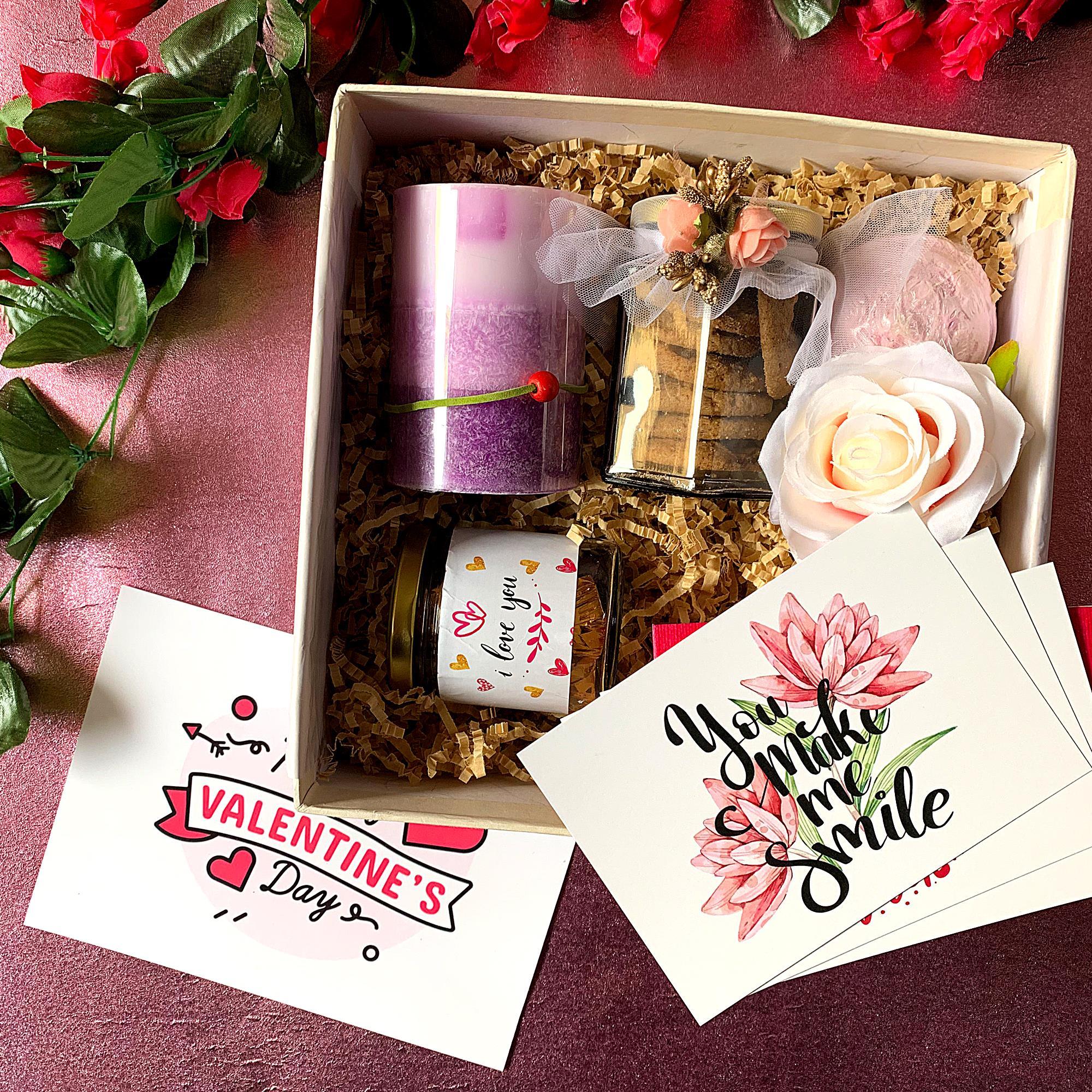 Aromatic Box Of Love Valentine Gifts USA to India