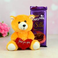Charming Teddy with Delectable Silk