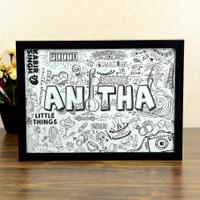 Quirky Doodle Name Frame