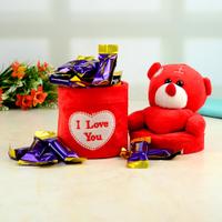 Teddy Gift Box & Cadbury Treat