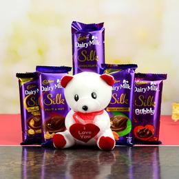 Stacked Dairy Milk & Teddy