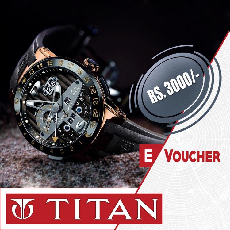 Titan E-Voucher of Rs.3000