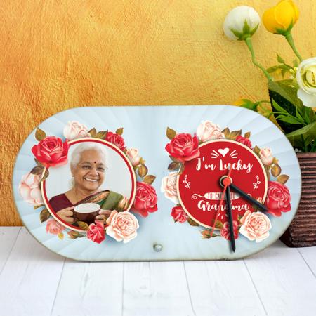 Oval Clock for Grandma