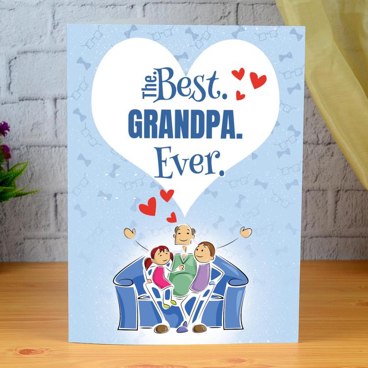 Best Grandpa Card