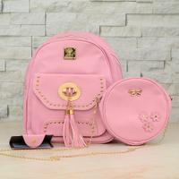 Pink Bag & Purse Combo