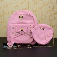 Pink Floral Bag & Purse Combo