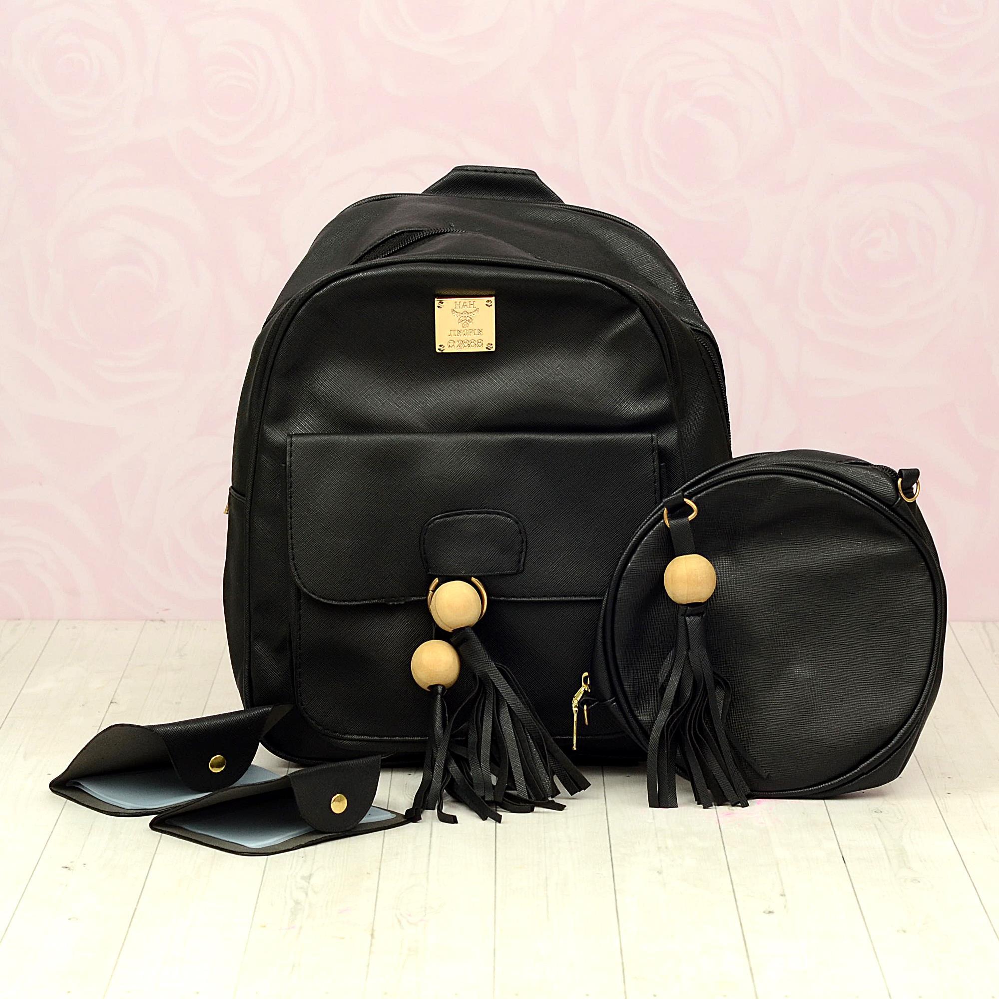 Black Bag & Round Purse Combo, Bags & Purses for Her