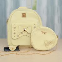 Backpack & Round Purse