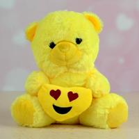 Adorable Teddy With Love Eyes Emoji