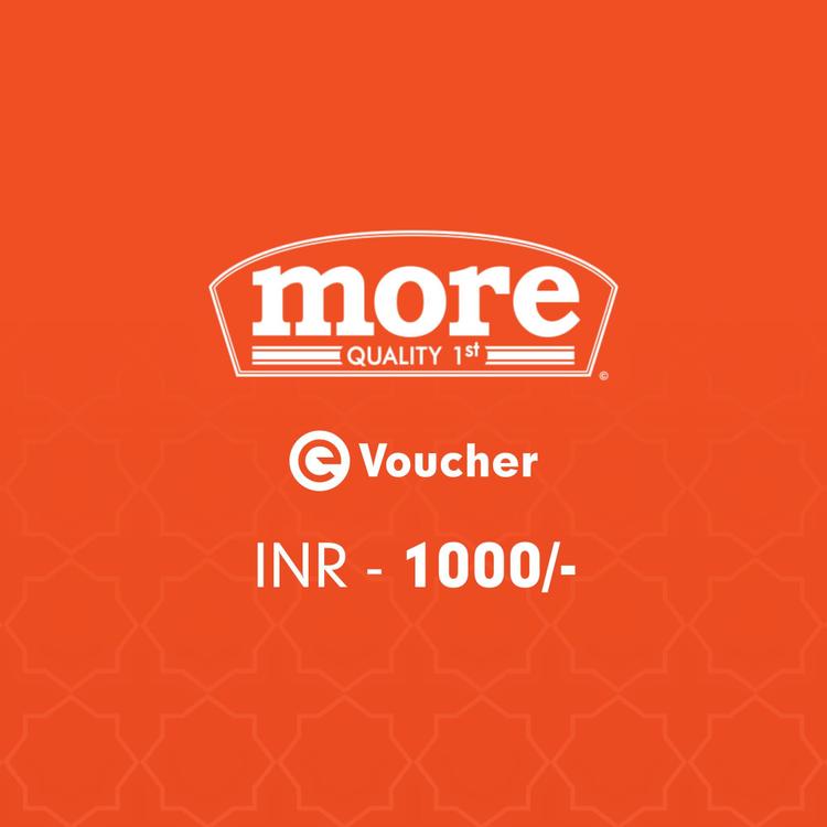 More E-voucher Rs. 1000