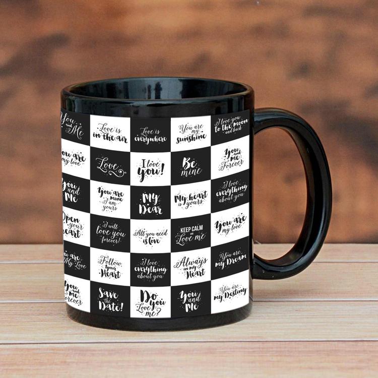 Mug of Love for Wife - Black