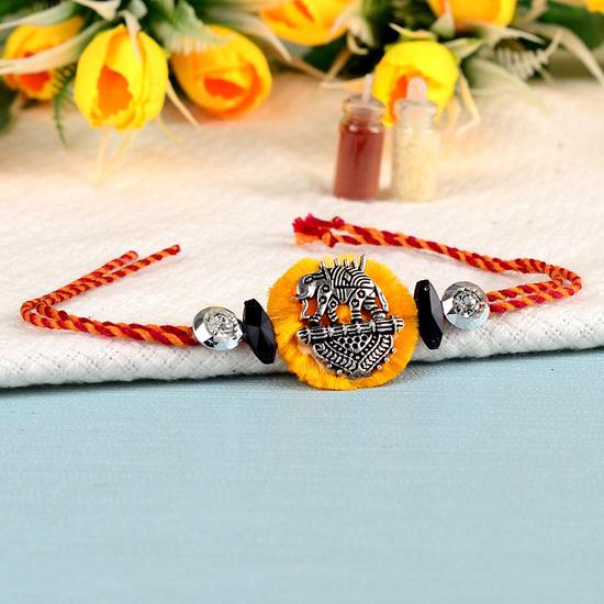 Majestic Tribal Elephant Rakhi
