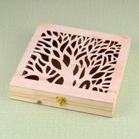 Carved Wood Artwork Gift Box