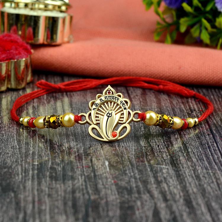 Copper Ganesh 8171 Rakhi