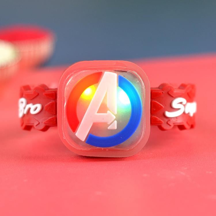 Flashing LED Avengers 411 Kids Rakhi